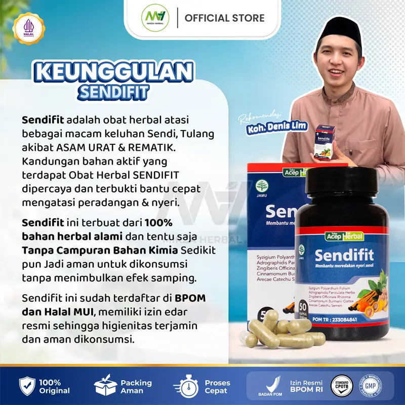Sendifit Kapsul Original 100% Asli Aman Sudah Berlegalitas HALAL MUI dan BPOM 2