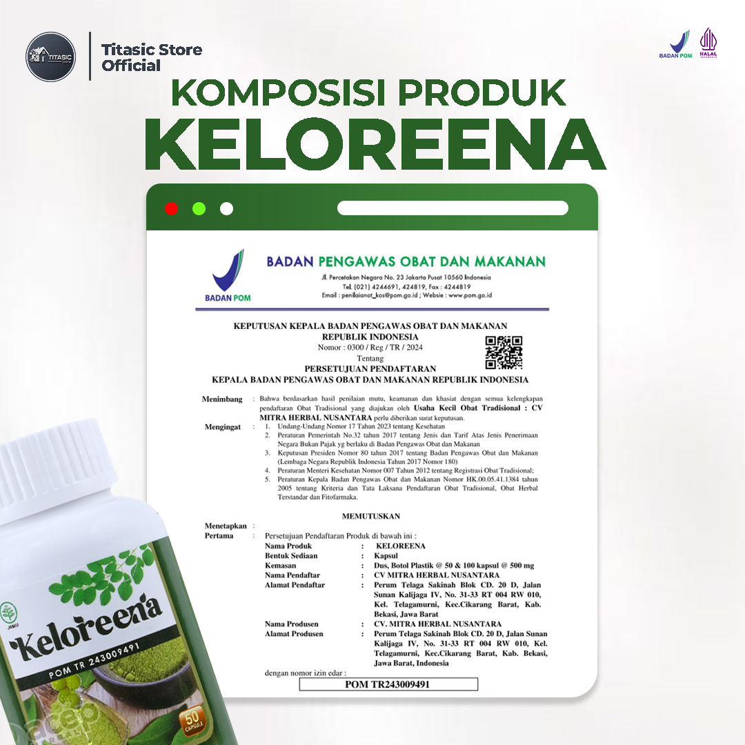 Obat Kencing Terus Menerus Infeksi Saluran Kemih ISK Sering Buang Air Kecil Beser Anyang Anyangan Kencing Nanah Prostat Batu Ginjal Keloreena Original 100% Asli Kapsul Daun Kelor Ekstrak Moringa Oleifera PALING AMPUH Namun Tergantung Kondisi Tubuh 5